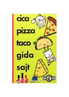 Kép 1/4 - Cica, pizza, taco, gida, sajt, kártyajáték