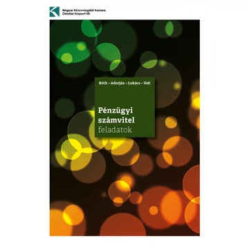 Pénzügyi számvitel feladatok 2017 könyv