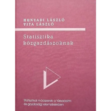 Statisztika közgazdászoknak könyv
