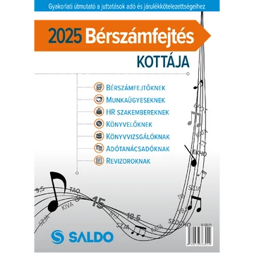 Könyv: Bérszámfejtés kottája 2025