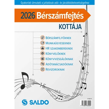 Könyv: Bérszámfejtés kottája 2026