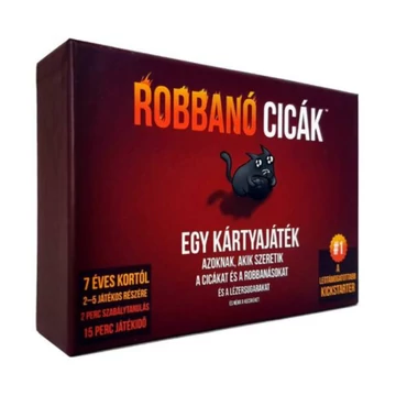 Robbanó cicák társasjáték