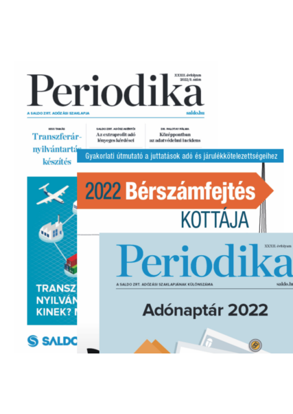 Periodika+ Bérszámfejtés kottája 2022