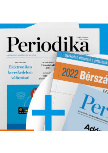 Periodika+ Bérszámfejtés kottája 2022