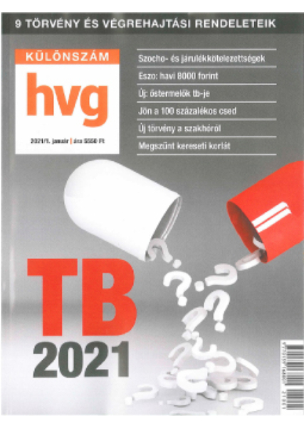 HVG TB Különszám 2021 könyv