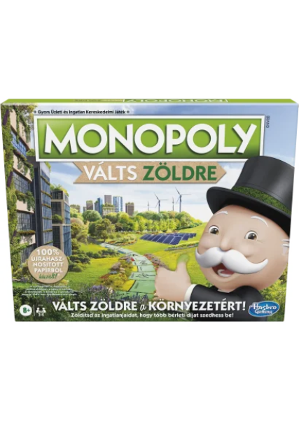 Monopoly Válts zöldre társasjáték