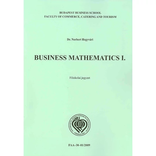 Business Mathematics I. könyv