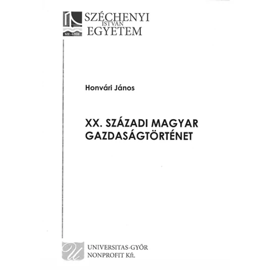 XX. századi magyar gazdaságtörténet