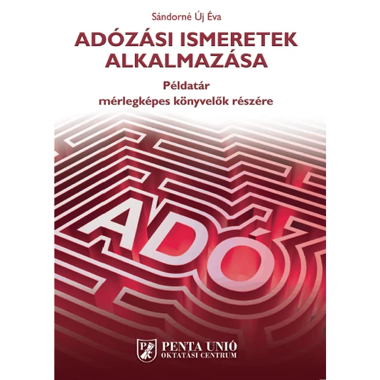 Adózási ismeretek alkalmazása könyv