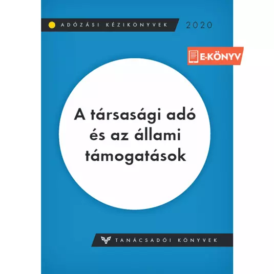 Társasági adó és állami támogatások e-könyv