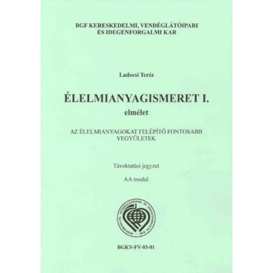Élelmianyagismeret AA-AB-AC-AD modul könyv