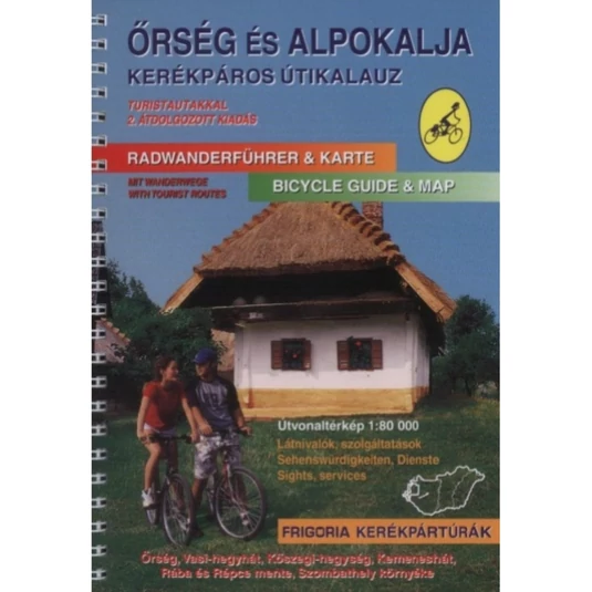 Őrség és Alpokalja kerékpáros útikalauz könyv