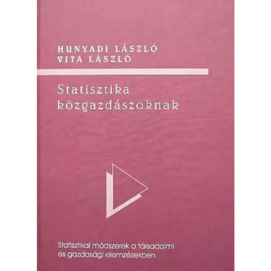 Statisztika közgazdászoknak könyv