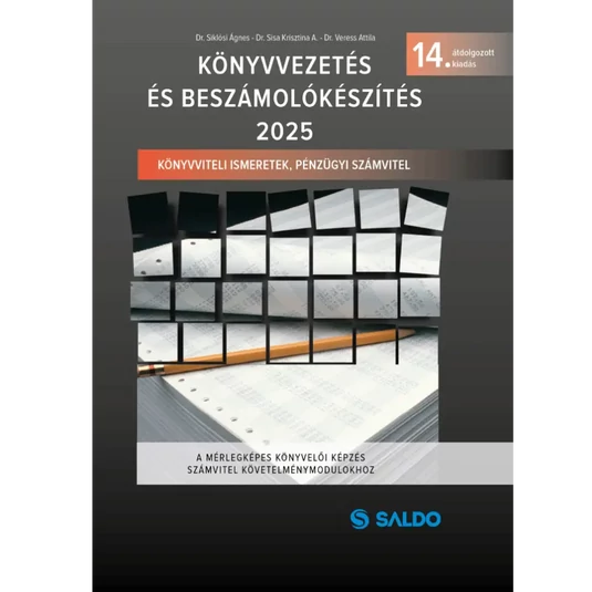 Könyvvezetés és Beszámolókészítés 14. kiadás 2025