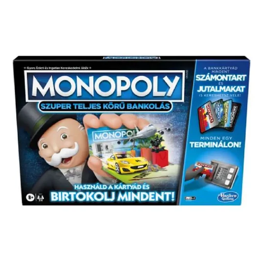 Társasjáték: Monopoly - Szuper teljes kör bankolás