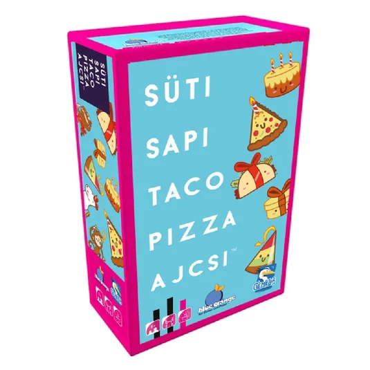 Társasjáték: Süti, sapi, taco, pizza, ajcsi