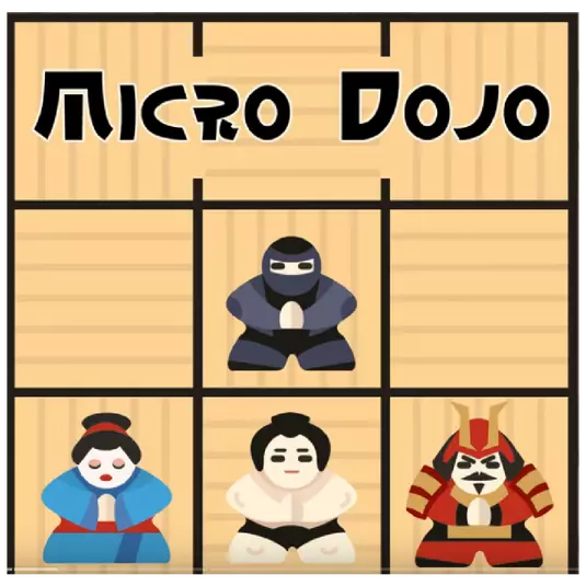 Társasjáték: Micro Dojo - Sógun nevében tábla 