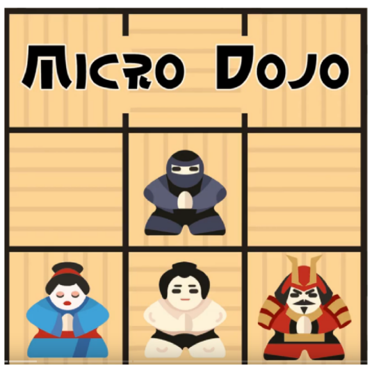 Társasjáték: Micro Dojo - Sógun nevében tábla 